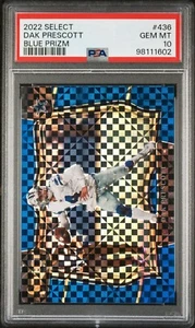 Select Dak Prescott Blue Prizm Field Level 2022/49 PSA 10 - Imagen 1 de 2