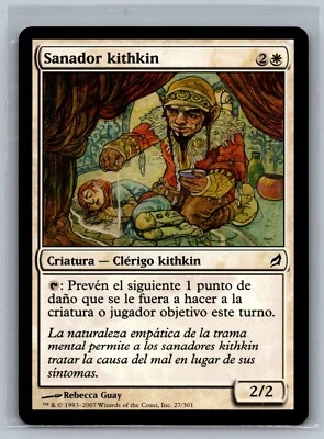 Magic The Gathering SPANISH Lorwyn Kithkin Healer #27/301 MTG TCG CCG - Image 1 of 2