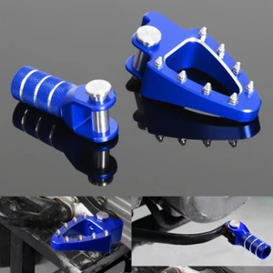 BLUE Gear Shift Lever Toe Peg Brake Pedal Step Plate For HONDA XR650L 1993-2025 - Picture 1 of 14