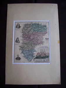 Carte de l'Aisne - Imagen 1 de 3