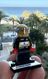 Ayrton Senna 1986 F1 Lotus 97T minifigure Car Driver - Foto 1 di 3