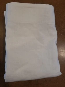 Pottery Barn doppelt breit 100 x 84 Emery Leinenstange Tasche Baumwolle Gardine elfenbein - Bild 1 von 5