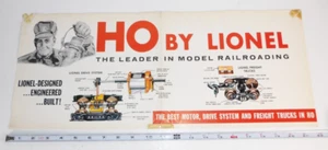LIONEL HO ENGINEERING DEALER BANNER, ORIGINAL (7) - Photo 1/5