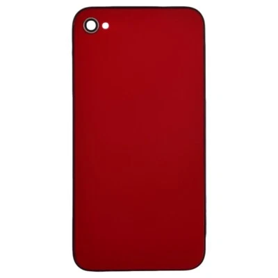 Puerta con Marco para Apple iPhone 4 GSM Panel Rojo Carcasa Batería Cubierta Especial Foto 1 de 2