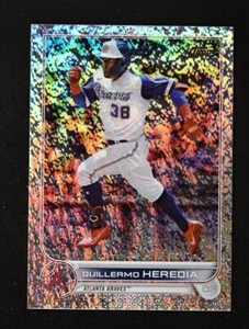 2022 Topps Factory Set GUILLERMO HEREDIA  Sparkle Foil Board /875 BRAVES #610
