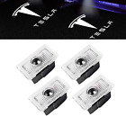 Meagkka Autotürleuchten für Modell S/3/X/Y Logo Projektor 4er-Pack Tesla Puddle LED