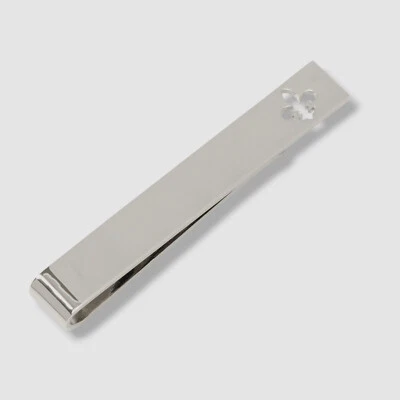 Cufflinks Inc. Men's Silver Stainless Steel Fleur De Lis Tie Bar - Image 1 of 3