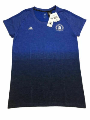 NWT Boston Marathon Adidas Womens Running Shirt XL PrimeKnit Wool Blend $85 2017 - Image 1 of 4