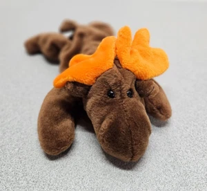 Ty Beanie Baby Chocolate The Moose DOB April 27, 1993 - Picture 1 of 11