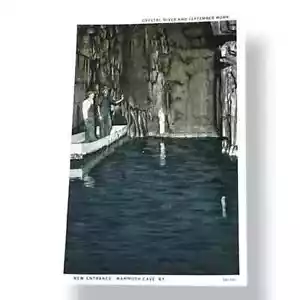 Postkarte Crystal River & Septembermorgen neuer Eingang Mammuthöhle Kentucky C453 - Bild 1 von 2