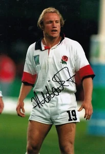Rugby Union - Neil Back - Hand Signed A4 Photograph - England - COA - Picture 1 of 1