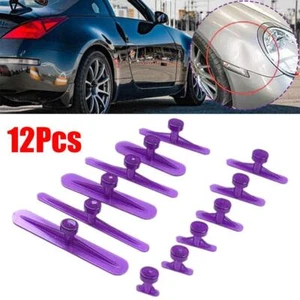 12Pcs Car Body Glue Tabs Dent Lifter Tool Dent Puller Removal Tool Auto Glue Tab - Picture 1 of 9