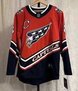 Fanatics Washington Capitals Alex Ovechkin 2020-21 Reverse Retro 1.0 Jersey - S - Picture 1 of 12