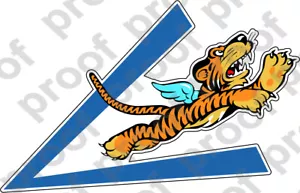 Aufkleber Militär fliegende Tiger rechts - Bild 1 von 2