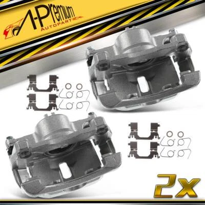 Pinza de freno delantera derecha y derecha A-Premium 2 con soporte para Nissan Rogue 2014-2018 Foto 1 de 4
