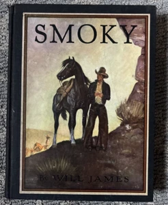 Smoky The Cow Horse Will James 1954 HC - Picture 1 of 10