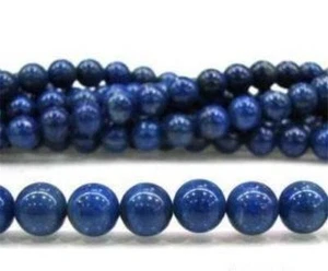 10mm Blue Egyptian Lazuli Lapis Gemstone Round Loose Beads 15" Strand - Picture 1 of 1
