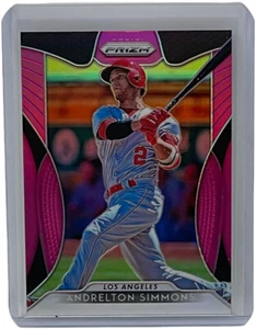 Andrelton Simmons 2019 Panini Prizm Purple Insert Card Los Angeles Angels #83 - Picture 1 of 2