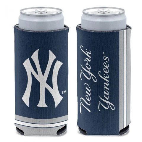 NEW YORK YANKEES SLIM 2-SIDED CAN COOLER/KOOZIE NEW AND OFFICIALLY LICENSED Cover
