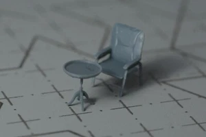 Yao's Studio OO ScaleAccessory Props Diorama Scenery Tea Table And Chair For One - Picture 1 of 1