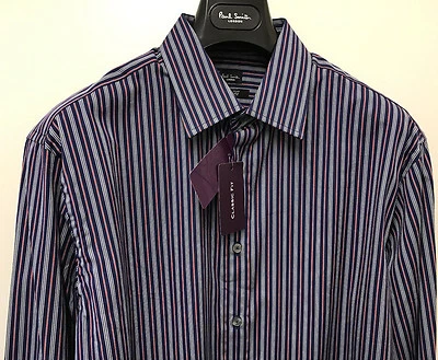 Paul Smith Shirt MULTISTRIPE "LONDON" CLASSIC FIT 15" Eu 38 BNWT RRP £140 - Image 1 of 4