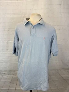 SPRING/SUMMER Polo Ralph Lauren Men's Light Blue Cotton Polo Shirt XXL $118 - Picture 1 of 9
