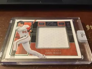 Coby Mayo 2023 Panini Three and Two Jersey Relic 56/75 #JS-CM Orioles Prospect - Picture 1 of 1