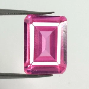 Natürlich Rosa Kunzit Geburtsstein 11.35 CT Smaragd Schliff Zertifiziert B20455 - Bild 1 von 7
