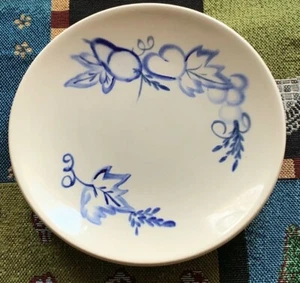 Rare Vintage Pennsbury Pottery Delft Toleware 6.5" Plate Grape Motif - Picture 1 of 5