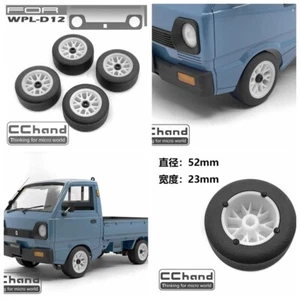 CCAHND Nylon Wheel Tire for WPL D12 Racing Style 1/10 RC CAR PART TOY - Picture 1 of 5