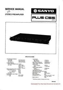 Service Manual Guide For Sanyo Plus C55 - Picture 1 of 1
