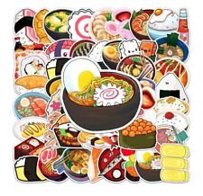 10 Random Kawaii Japanese Food Graffiti Cartoon Stickers