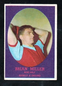 A&BC bubble gum Football Bazooka series 1962 Brian Miller BURNLEY FC # 54 - Picture 1 of 2