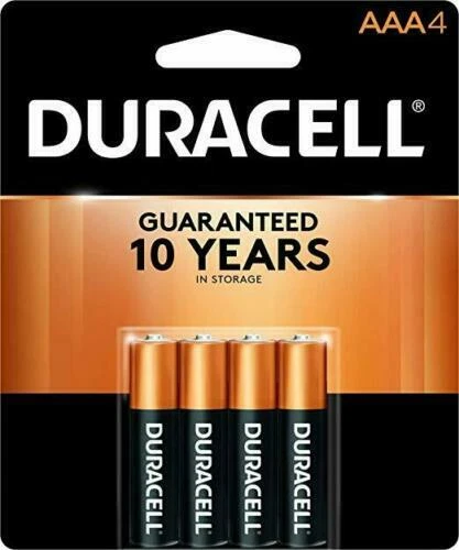 Duracell 4 pilas alcalinas AAA MN2400B4 1,5 V 1,2,3 o 4 PACK NUEVO  Foto 1 de 1