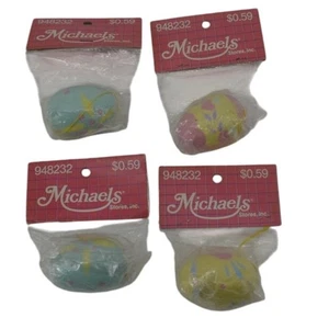 Michaels 4er Set Ostereier hängende Ornamente handbemalt 2 Zoll - Bild 1 von 10