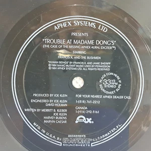 Francis X And The Bushmen /Trouble At Madame Dong's / USA EP 45 Flexi disc - Picture 1 of 6