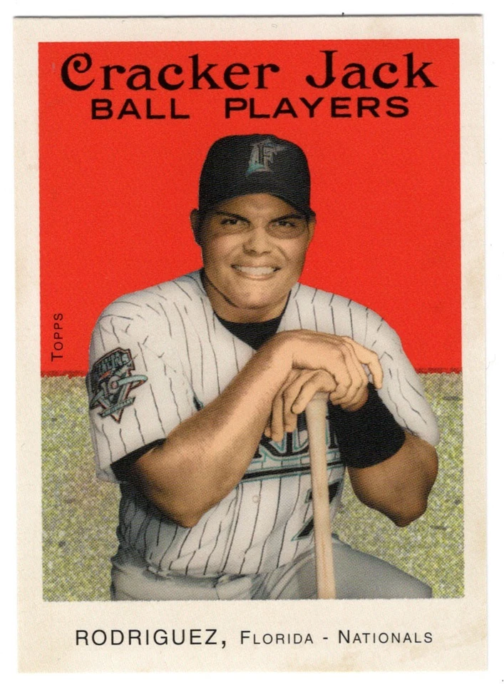 Ivan Rodriguez - Florida Marlins - 2004 Topps Cracker Jack Baseball # 224 Mint - Image 1 of 1
