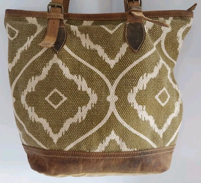 Myra Bag Womens Southwestern  Large Shoulder Strap Green - Image 1 of 4