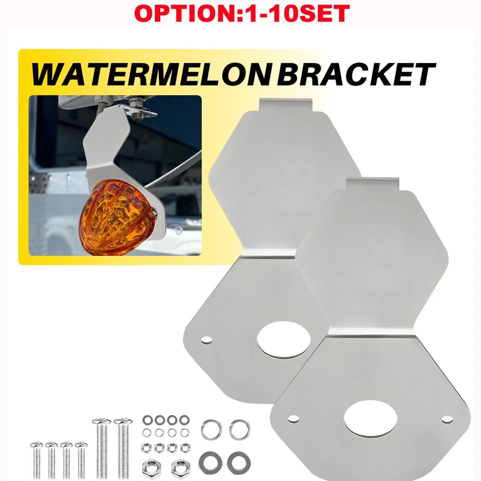 Espejo Sandía Giro Ángulo Señal Cromo Soporte Inoxidable - Luz No Incluye Foto 1 de 1