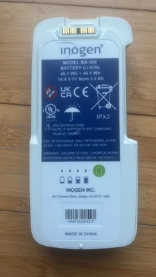 Inogen/OxyGo G5 single battery tested with warranty BA-500 - Image 1 of 2