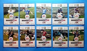 2008 Donruss 7-11 Madden 09 Complete Set 1-10 Manning Roethlisberger Ryan - Picture 1 of 11