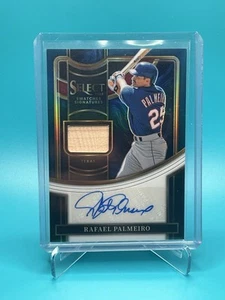 2023 Panini Select - Rafael Palmeiro - Blue Prizm Bat Relic Auto /49 - Bild 1 von 3