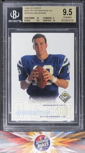 1998 UD Choice 256 Peyton Manning Rookie DN BGS 9.5 - Picture 1 of 2