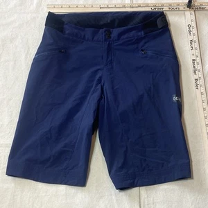 Gore Wear Cargo Shorts Mens Small Bike Trail Shorts Blue Zip Pocket Cordura - Picture 1 of 7