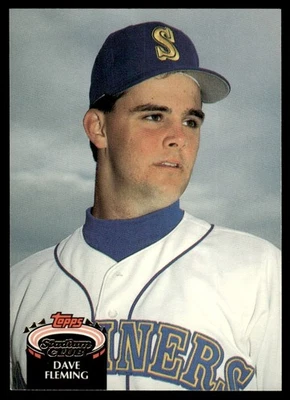1992 Stadium Club Dave Fleming Seattle Mariners #814 - Image 1 of 2