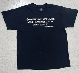 Twilight Zone T Shirt Men’s Large Black Mini Golf Las Vegas Casual Rod Serling - Picture 1 of 7