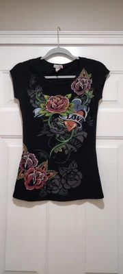 Y2K 90s Body Central Love Top Size Medium - Image 1 of 4