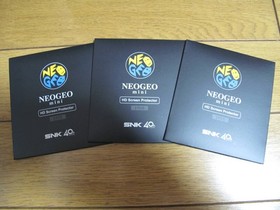 SNK NEOGEO mini HD Screen Protector 3pcs for Neo Geo Pocket Console Used