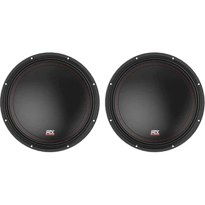 (2) Subwoofers de audio para automóvil MTX 3510-02 10" 1000 vatios pico SVC 2 ohmios Foto 1 de 4