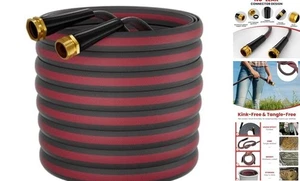 100 Fuß Gartenschlauch mit 8-lagigem Latexkern, leicht & 100 Fuß nicht dehnbar - Bild 1 von 7